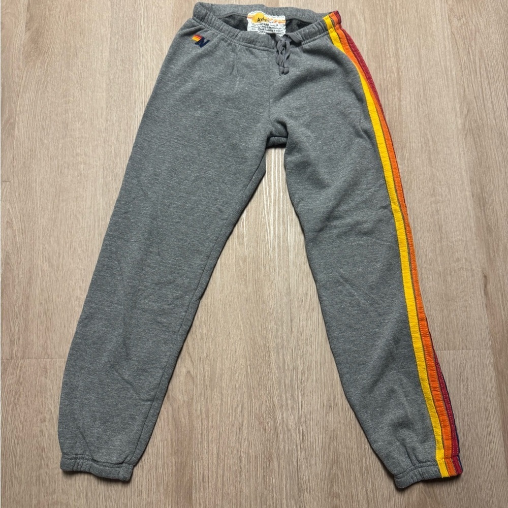 5 STRIPES AVIATOR NATION - HEATHER GREY